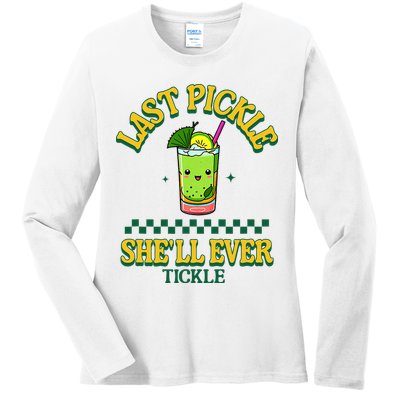 Last Pickle SheLl Ever Tickle Bachelorette Party Ladies Long Sleeve Shirt