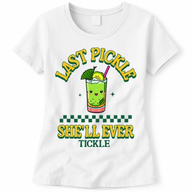 Last Pickle SheLl Ever Tickle Bachelorette Party Womens T-Shirt