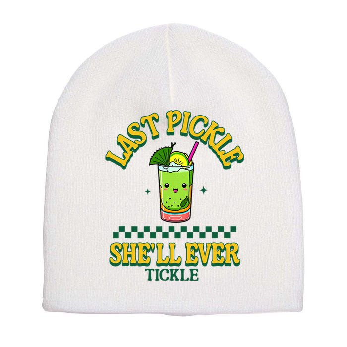 Last Pickle SheLl Ever Tickle Bachelorette Party Short Acrylic Beanie