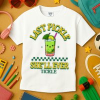 Last Pickle SheLl Ever Tickle Bachelorette Party Kids T-Shirt