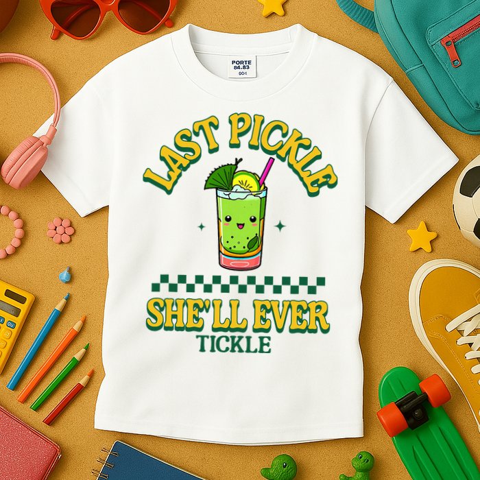 Last Pickle SheLl Ever Tickle Bachelorette Party Kids T-Shirt