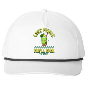 Last Pickle SheLl Ever Tickle Bachelorette Party Snapback Five-Panel Rope Hat