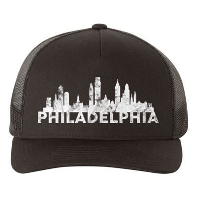 Love Philadelphia Skyline Downtown Cityscape Philly Souvenir Yupoong Adult 5-Panel Trucker Hat