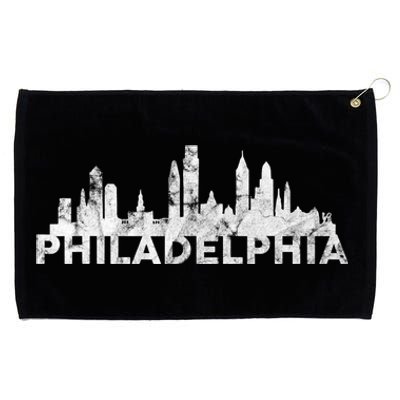 Love Philadelphia Skyline Downtown Cityscape Philly Souvenir Grommeted Golf Towel