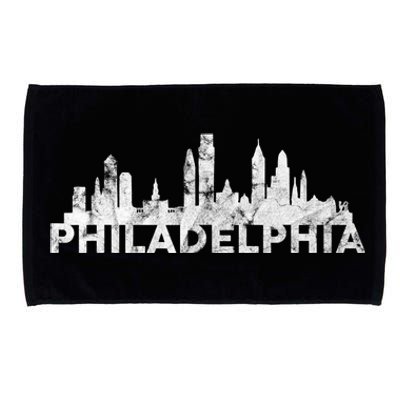 Love Philadelphia Skyline Downtown Cityscape Philly Souvenir Microfiber Hand Towel