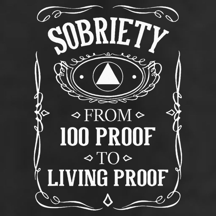 Living Proof Sobriety Anniversary Sober AA NA Recovery Adult Drive Performance Visor