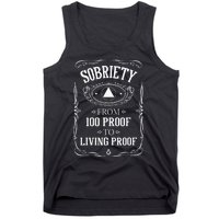 Living Proof Sobriety Anniversary Sober AA NA Recovery Tank Top