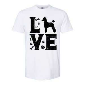 Love Poodle Standard Miniature Toy Pet Dog Lover Owner Gift Cute Gift Softstyle CVC T-Shirt