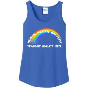 Lgbtq Pride Straight Against Hate Gift Ladies Essential Tank