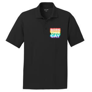 Lgbtq Pride Stonewall Born This Gay Great Gift PosiCharge RacerMesh Polo