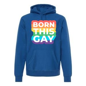 Lgbtq Pride Stonewall Born This Gay Great Gift Premium Hoodie