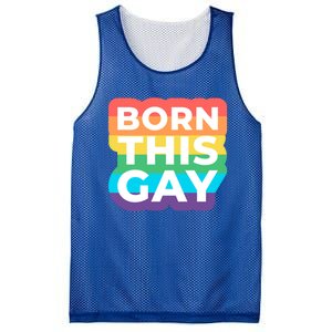 Lgbtq Pride Stonewall Born This Gay Great Gift Mesh Reversible Basketball Jersey Tank