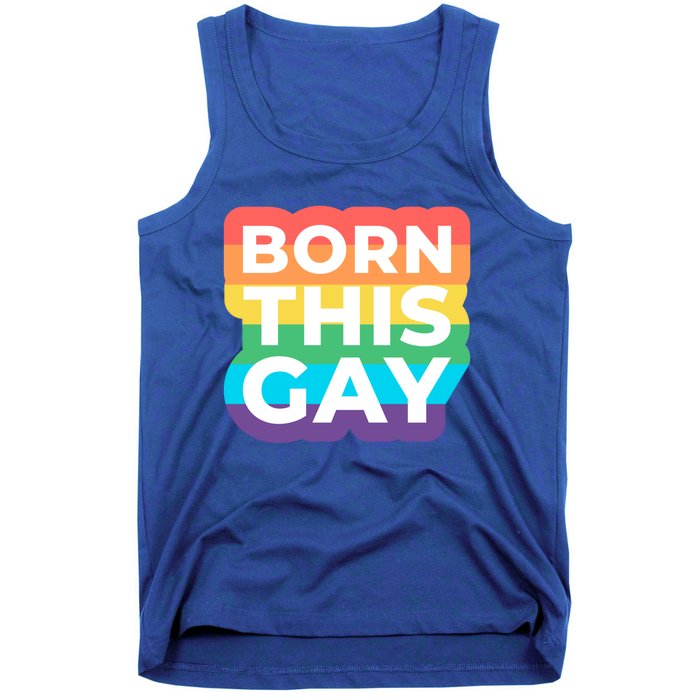 Lgbtq Pride Stonewall Born This Gay Great Gift Tank Top