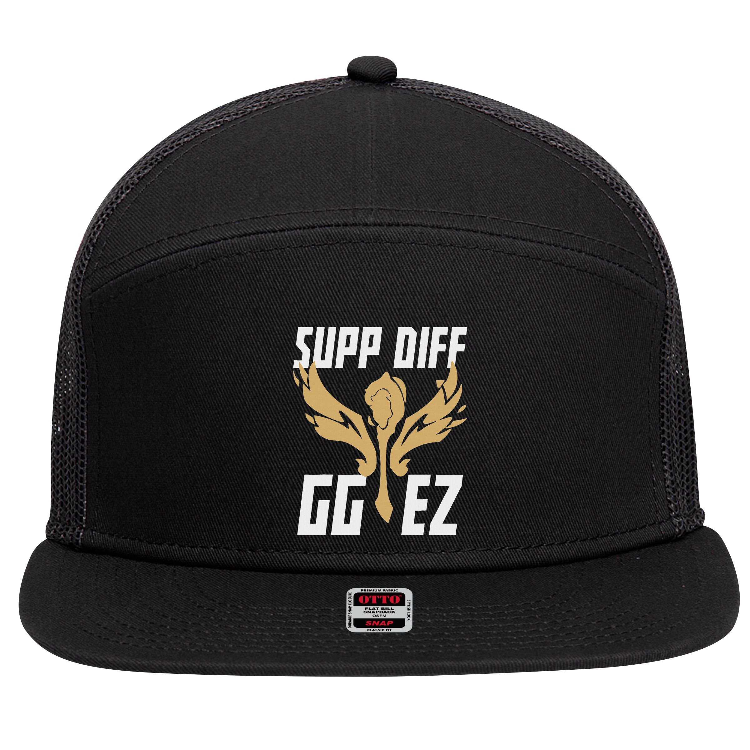 League Players Supp Diff Legends 7 Panel Mesh Trucker Snapback Hat