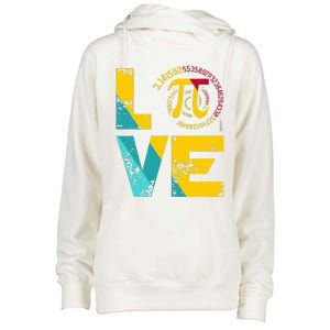 Love Pi Spiral for Pi Day Geek Math Teacher 3.14 Womens Funnel Neck Pullover Hood