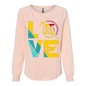 Love Pi Spiral for Pi Day Geek Math Teacher 3.14 Womens California Wash Sweatshirt