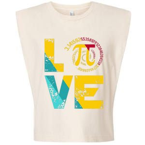 Love Pi Spiral for Pi Day Geek Math Teacher 3.14 Garment-Dyed Women's Muscle Tee