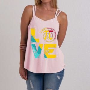 Love Pi Spiral for Pi Day Geek Math Teacher 3.14 Women's Strappy Tank