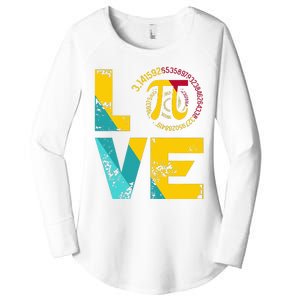 Love Pi Spiral for Pi Day Geek Math Teacher 3.14 Women's Perfect Tri Tunic Long Sleeve Shirt