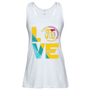 Love Pi Spiral for Pi Day Geek Math Teacher 3.14 Ladies Essential Flowy Tank