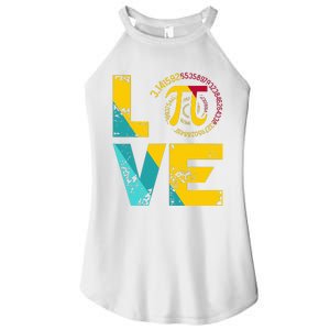 Love Pi Spiral for Pi Day Geek Math Teacher 3.14 Women's Perfect Tri Rocker Tank