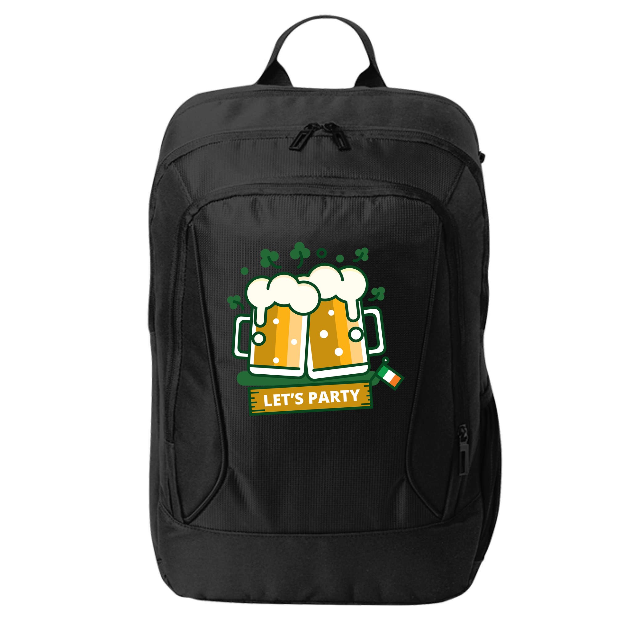 Let's Party St Patrick's Day Ireland City Backpack