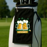 Let's Party St Patrick's Day Ireland Golf Towel