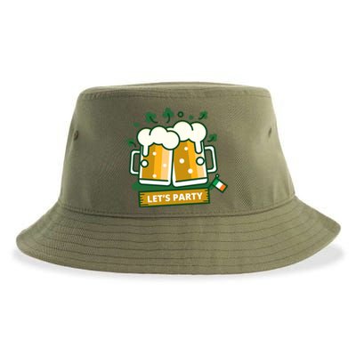 Let's Party St Patrick's Day Ireland Sustainable Bucket Hat