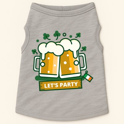Let's Party St Patrick's Day Ireland Doggie Tank