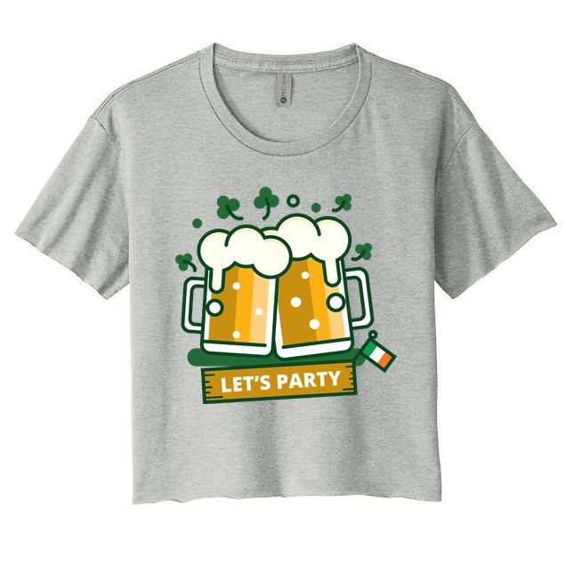 Let's Party St Patrick's Day Ireland Crop Top