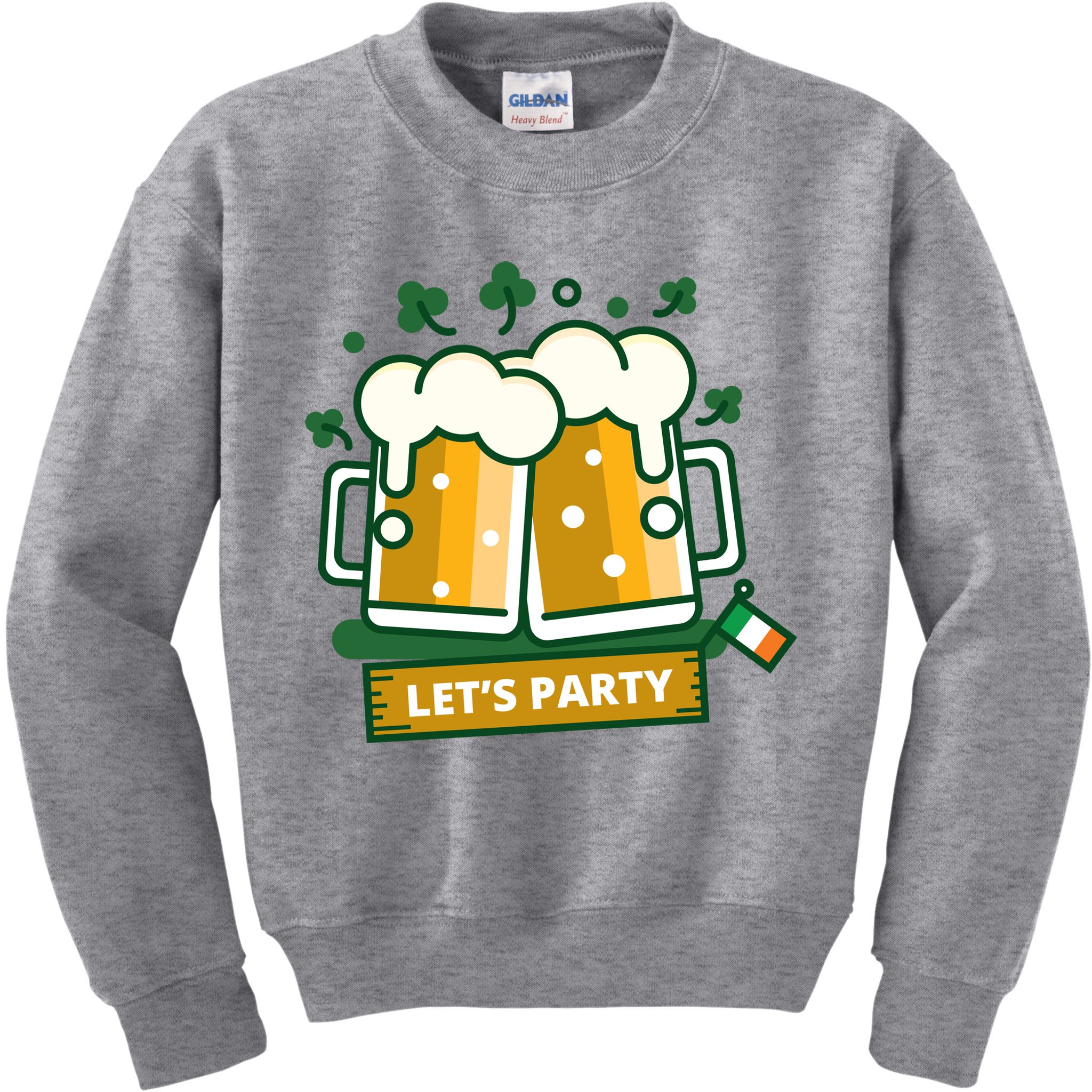 Let's Party St Patrick's Day Ireland Kids Sweatshirt