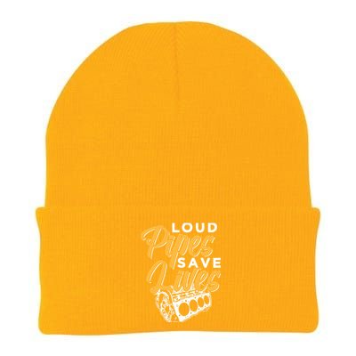 Loud Pipes Save Lives Mechanic Car Tools Garage Hobby Meaningful Gift Knit Cap Winter Beanie