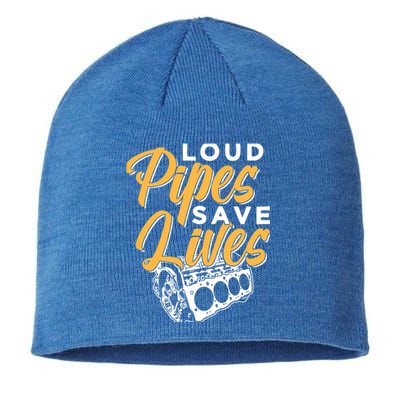 Loud Pipes Save Lives Mechanic Car Tools Garage Hobby Meaningful Gift Sustainable Beanie