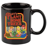 Let’s Plant Some Trees Cannabis Humor Marijuana Funny Weed 11oz C Handle Ceramic Mug