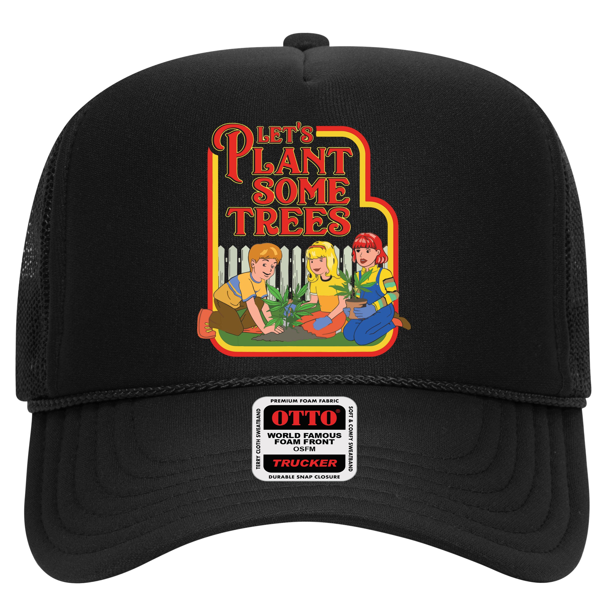 Let’s Plant Some Trees Cannabis Humor Marijuana Funny Weed Hat