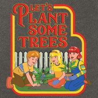Let’s Plant Some Trees Cannabis Humor Marijuana Funny Weed Cotton Canvas Backpack