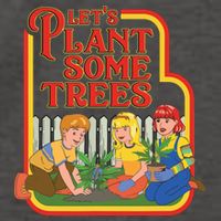 Let’s Plant Some Trees Cannabis Humor Marijuana Funny Weed Vector Backpack
