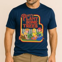 Let’s Plant Some Trees Cannabis Humor Marijuana Funny Weed Cooling Performance Crew T-Shirt