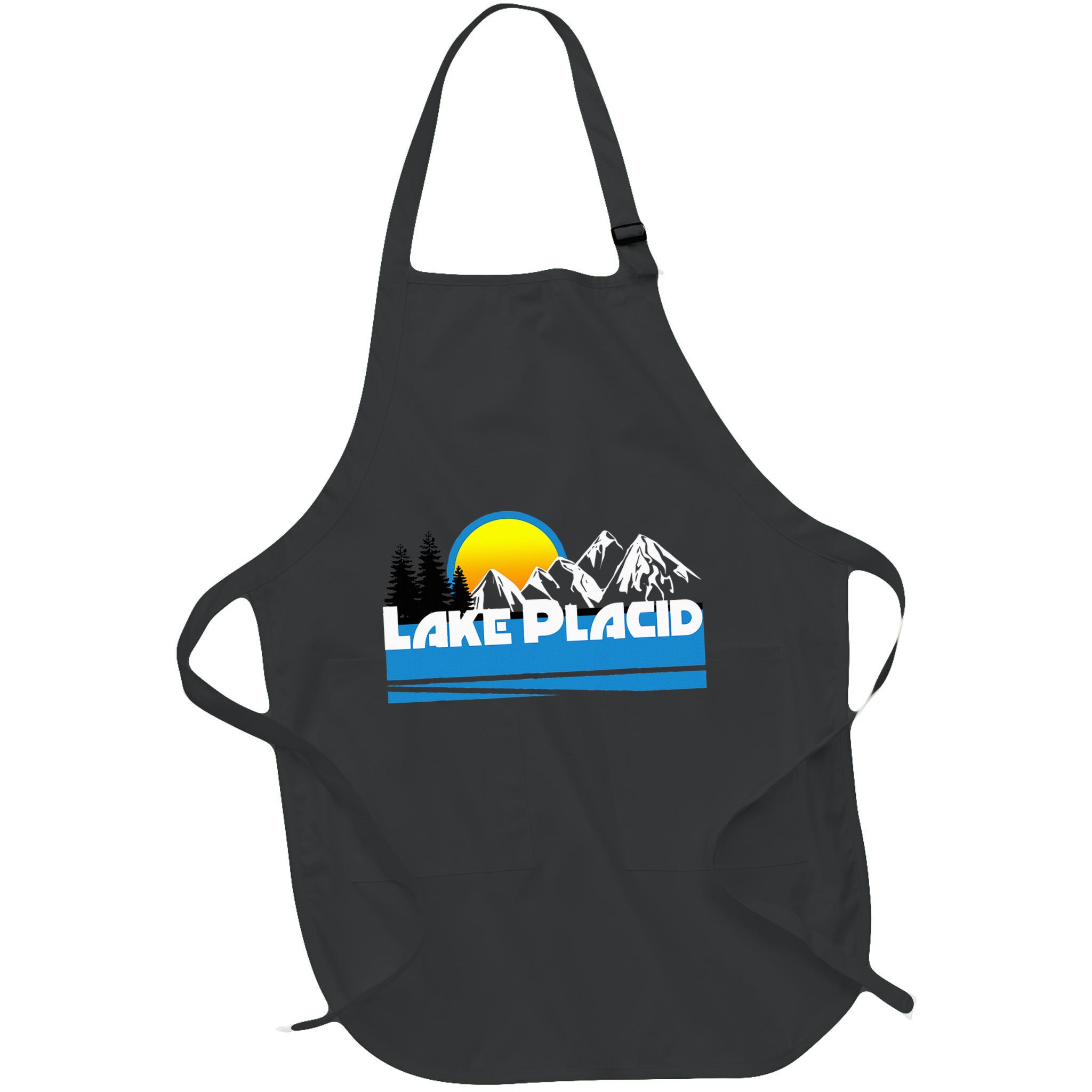 Lake Placid T Retro Style Lake Placid Ny Apron