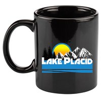 Lake Placid T Retro Style Lake Placid Ny 11oz C Handle Ceramic Mug