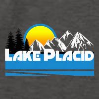 Lake Placid T Retro Style Lake Placid Ny Vector Backpack
