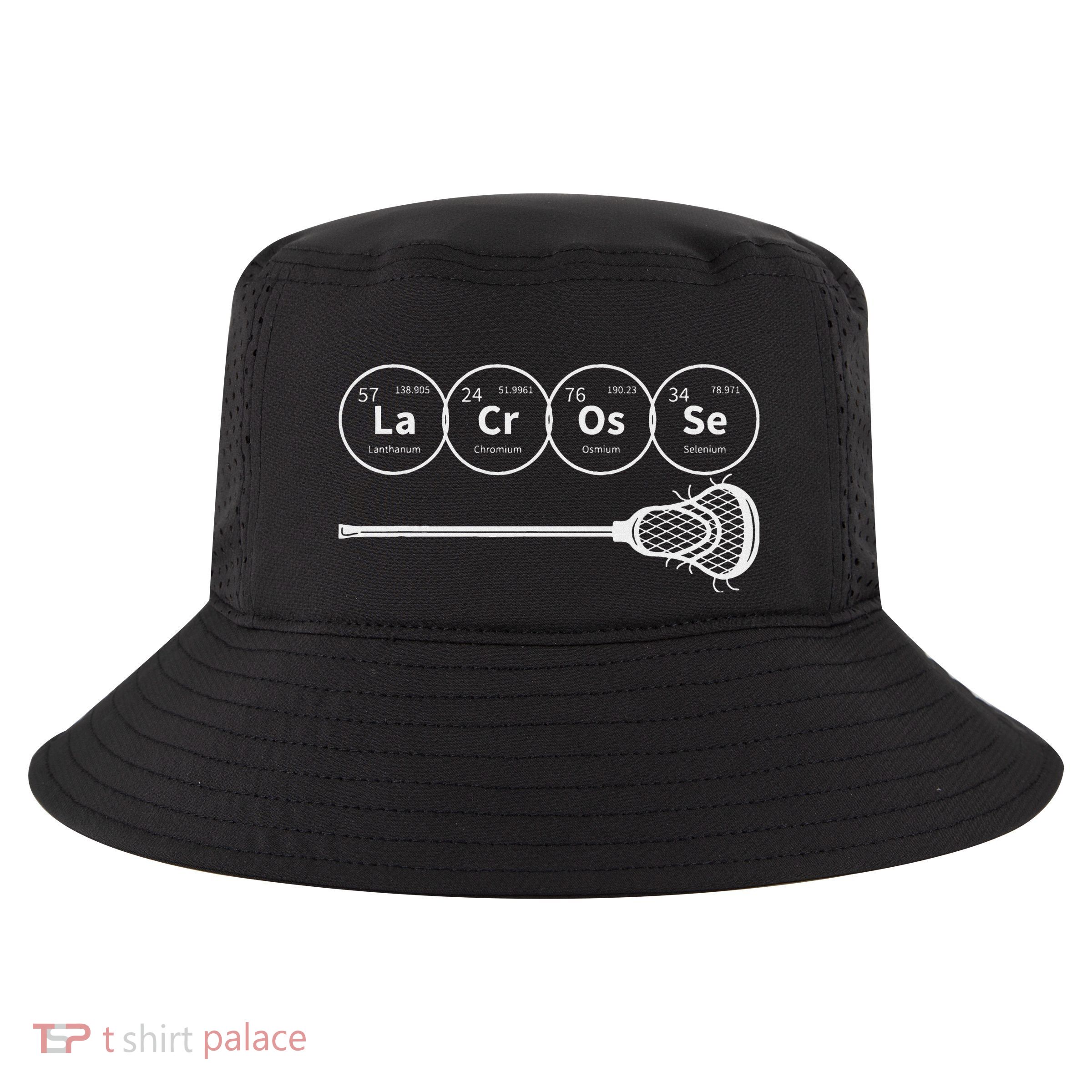 Lacrosse Periodic Table Of Elements Chemistry Cool Comfort Performance Bucket Hat
