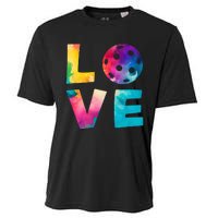 Love Pickleball Tie Dye For Man Woman Cooling Performance Crew T-Shirt