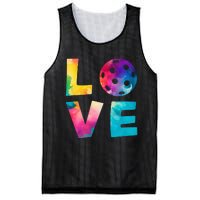 Love Pickleball Tie Dye For Man Woman Mesh Reversible Basketball Jersey Tank