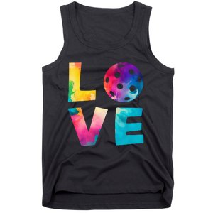 Love Pickleball Tie Dye For Man Woman Tank Top