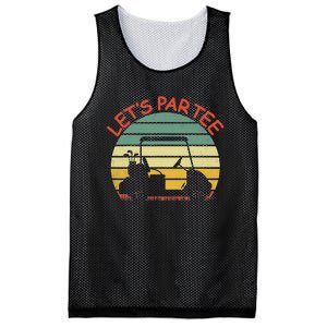 Let's Par Tee Golf Ball With Tee Pin Funny Golf Club Mesh Reversible Basketball Jersey Tank