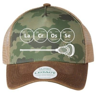 Lacrosse Periodic Table Of Elements Chemistry Gift Legacy Tie Dye Trucker Hat