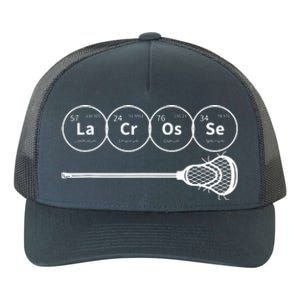 Lacrosse Periodic Table Of Elements Chemistry Gift Yupoong Adult 5-Panel Trucker Hat