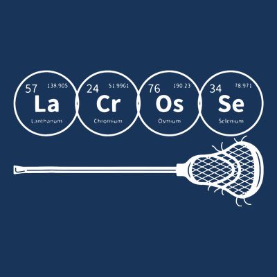Lacrosse Periodic Table Of Elements Chemistry Gift T-Shirt