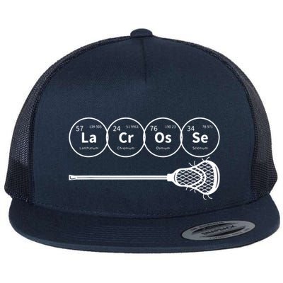 Lacrosse Periodic Table Of Elements Chemistry Gift Flatbill Hat